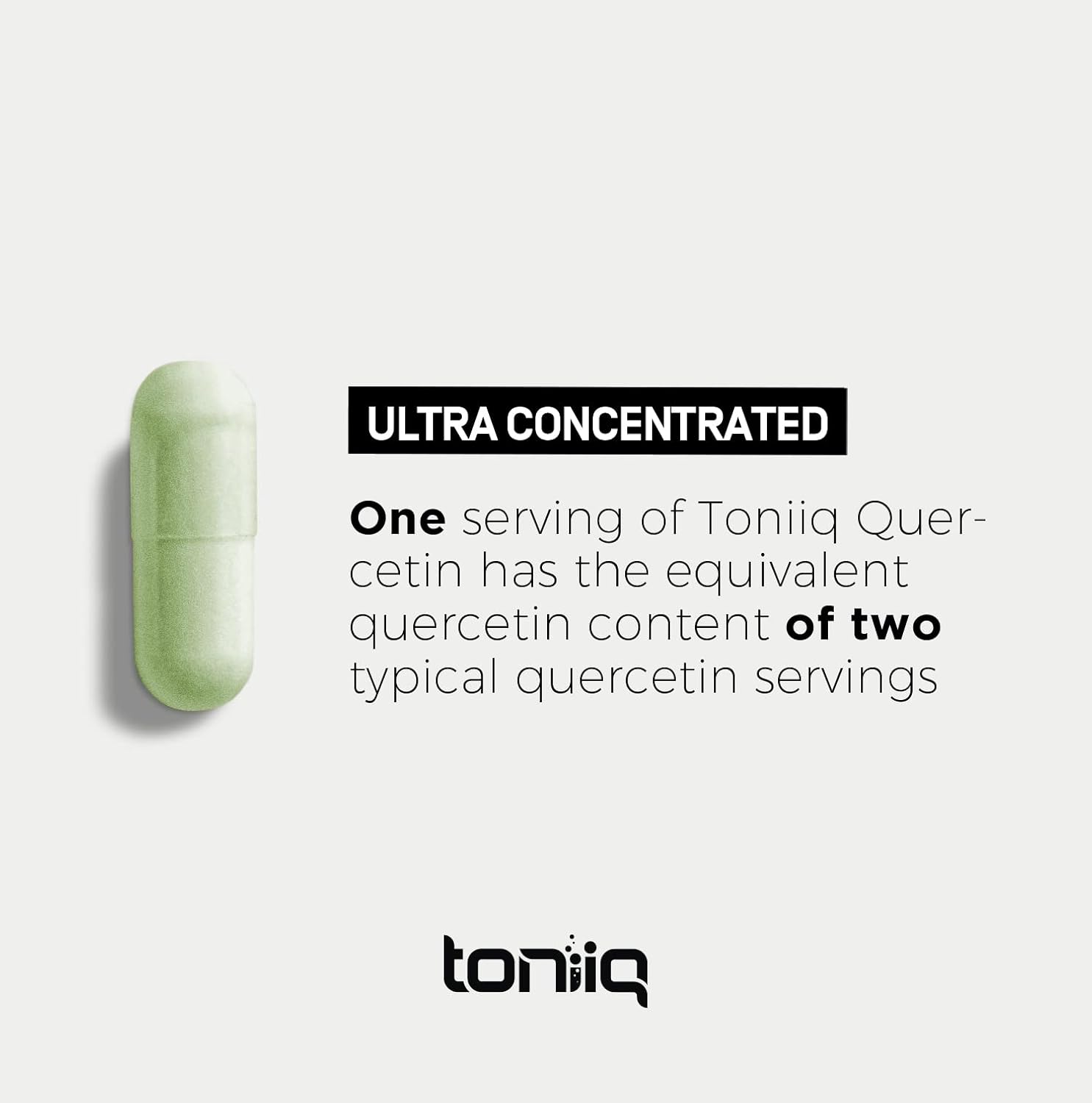 Toniiq Ultra High Purity Quercetin Capsules - 95%+ Highly Purified and Bioavailable - 1000mg Per Serving - 120 Capsules Quercetin Supplement : Health & Household