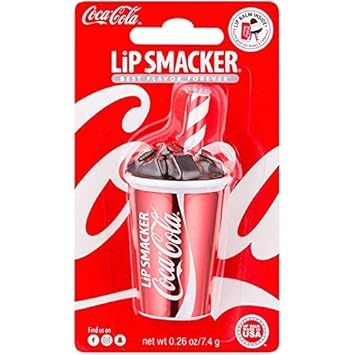 Lip Smacker Coca-Cola Cup Collection, Classic Coke Cup Lip Balm for Kids, Coke Flavour, Sweet Gift for Your Friends, Single Pack, Coke, 7.4 g : Beauty & Personal Care