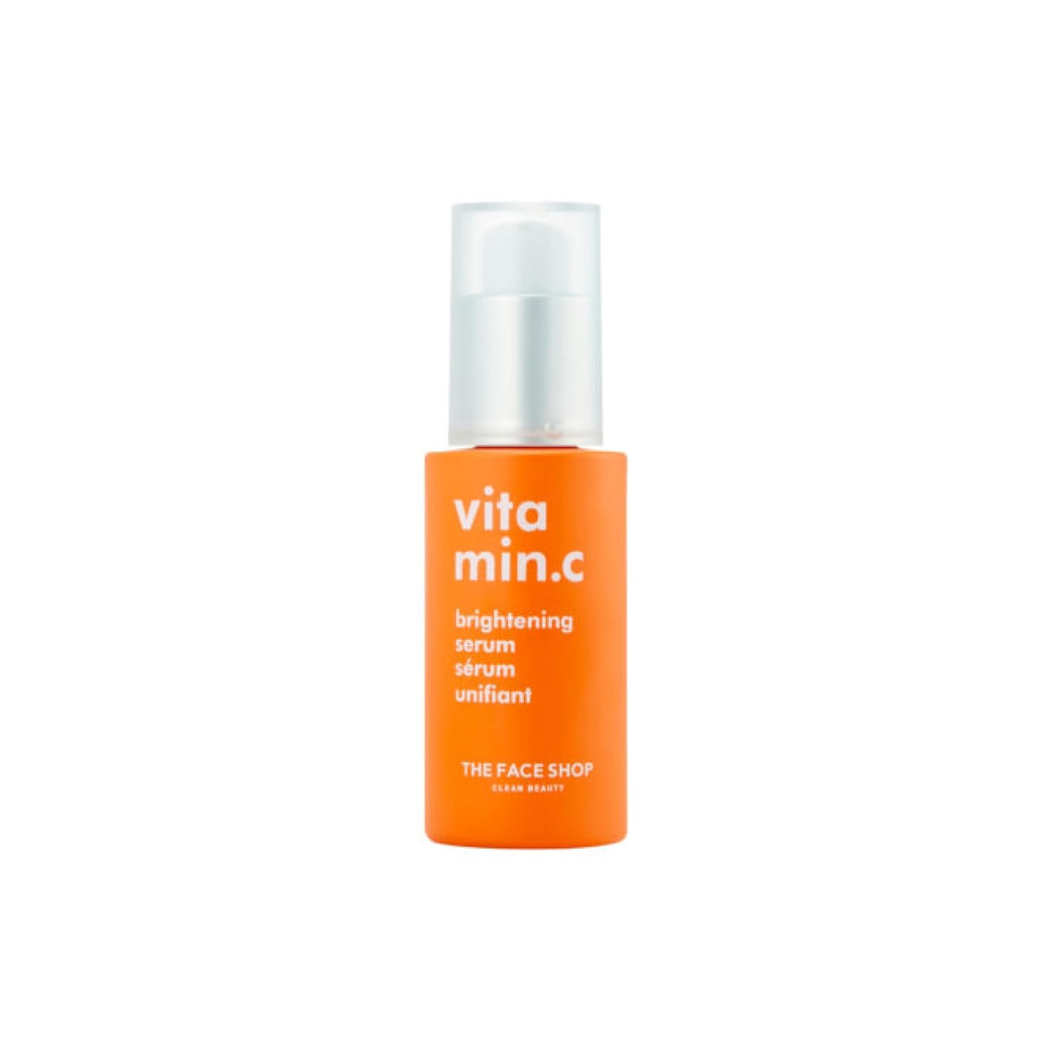 The Face Shop Vitamin C Skin Brightening Serum - Brighten Complexion, Fade Dark Spots, Improve Dull & Uneven Skin Tone - Vitamin C Face Serum, Hyaluronic Acid, Niacinamide Serum - Korean Skin Care