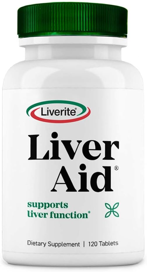 Liverite Liver Aid 120 Tablets, Liver Support, Liver Cleanse, Liver Care, Liver Function, Energy