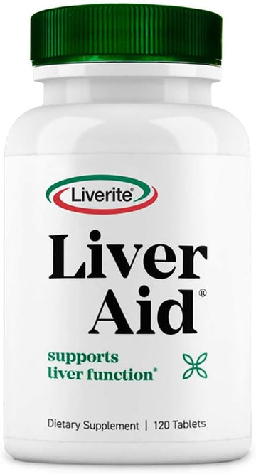 Liverite Liver Aid 120 Tablets, Liver Support, Liver Cleanse, Liver Care, Liver Function, Energy