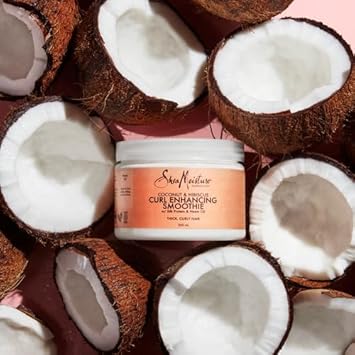 Sheamoisture Coconut & Hibiscus Curl Enhancer For Thick, Curly Hair 326 Ml & Defining Styling Gel 431 Ml