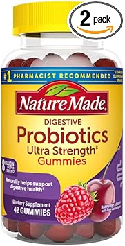 Nature Made Digestive Probiotics Ultra-Strenth, 25 Capsules (Pack Of 2)