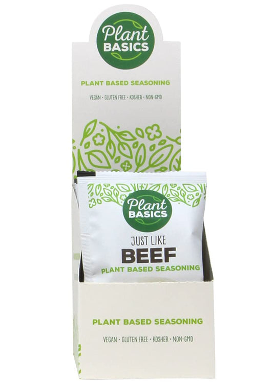 Plant Basics - Plant Based Seasoning, Just Like Beef, 2 ounce (Pack of 12), Vegan, Gluten Free, Kosher, Non-GMO