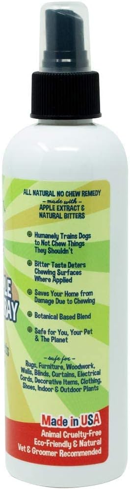 Bodhi Dog Premium Bitter Apple No Chew Spray | Natural Training Aid | Bitter Apple Chewing Spray for Dogs & Puppies | Deter Dogs from Chewing & Biting | Made in USA | 8oz : Bodhi Dog : Pet Supplies