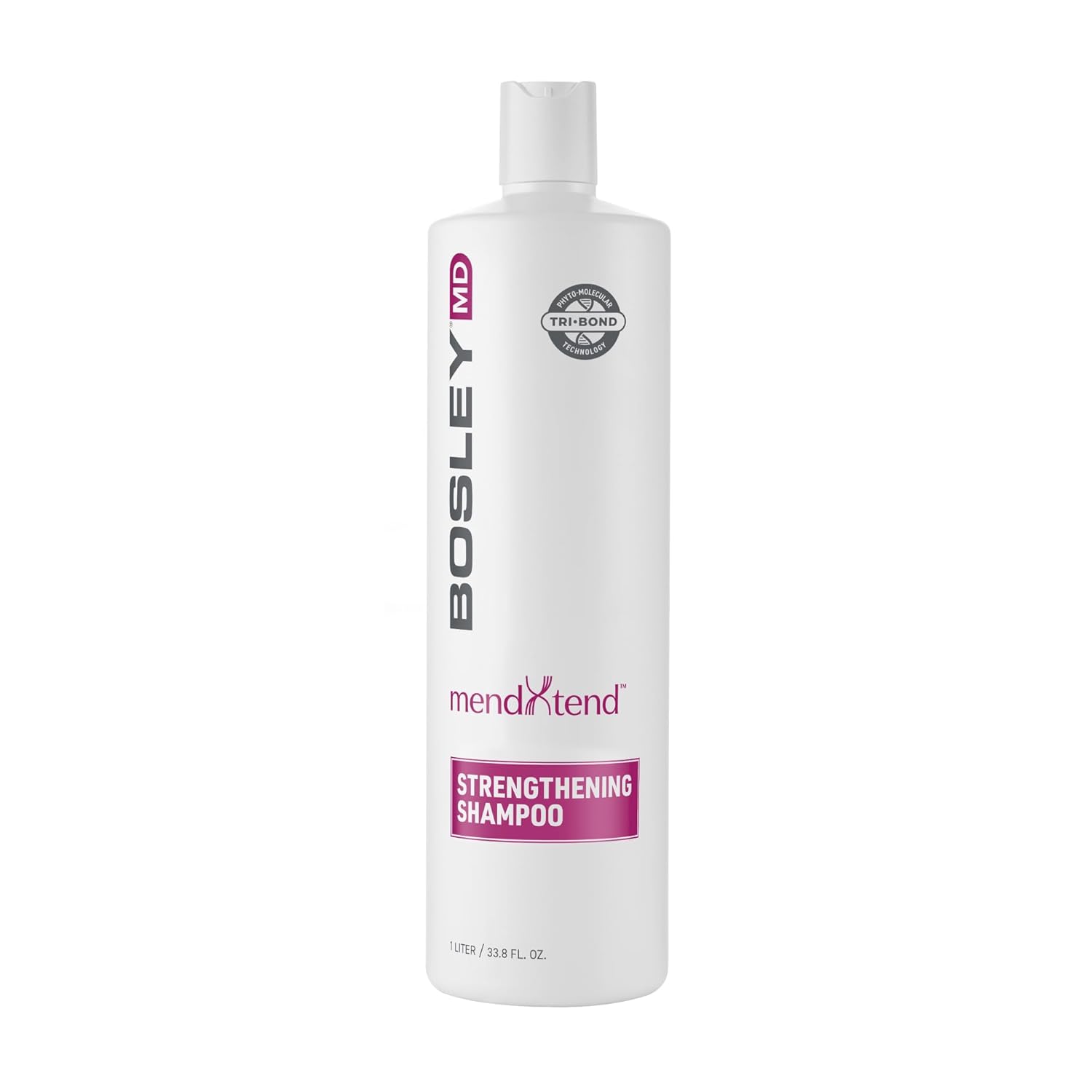 Bosleymd Mendxtend Strengthening Shampoo, Conditioner, And Kit To Promote Growth & Prevent Breakage With Saw Palmetto, Hyaluronic Acid And Pomegranate Extract