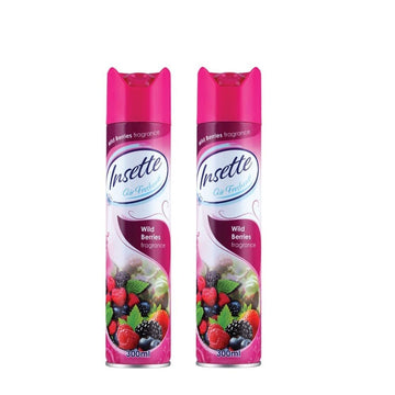 Insette 1008233 Air Freshener, Wild Berry, 300 Ml (Pack Of 2)