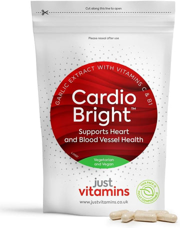 CardioBright™ Garlic Extract with Vitamins C & B1 Capsules 90 Tablets