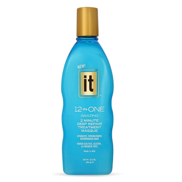 12-In-One Amazing Deep Repair Hair Treatment Masque - Infused With Argan, & Coconut Oil To Repair, Hydrate & Smooth Hair - Conditioning Treatment Strengthens & Protects Overworked Hair