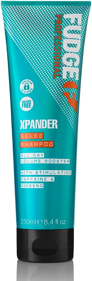 Fudge Professional Xpander Volumizing Shampoo, 180 Percent Denser Hair, For Fine, Flat Hair, Colour-Lock And Bond Repair Technology, 250 Ml (Pack Of 2)