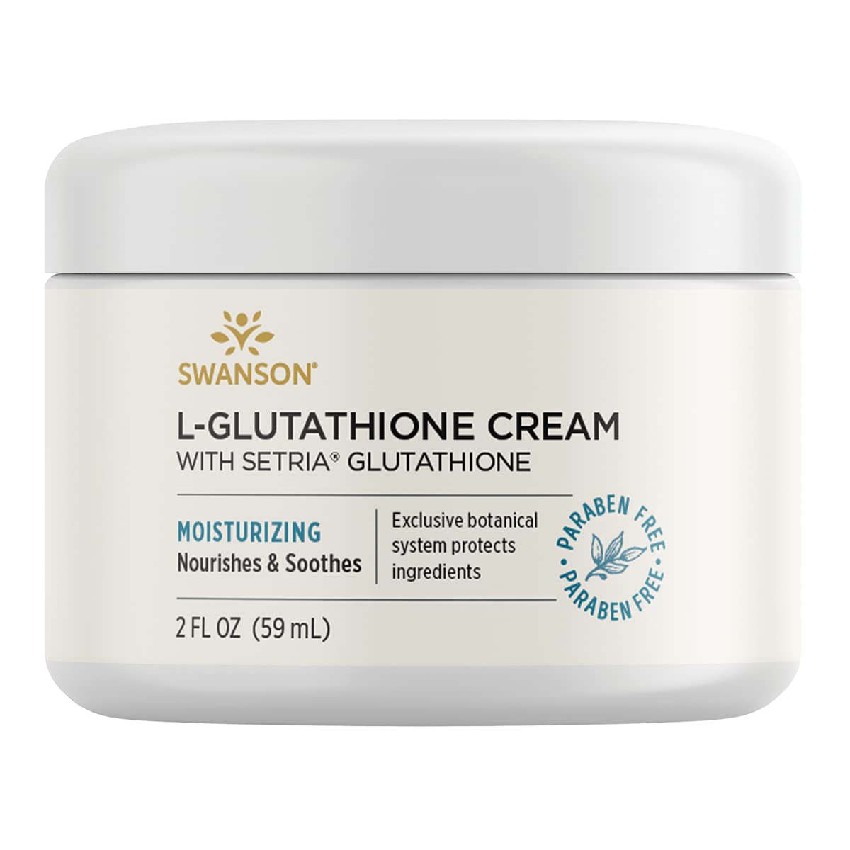 Swanson L-Glutathione Cream With Setria 2 Fl Ounce (59 Ml) Cream