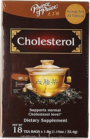 Prince Of Peace Cholesterol Herbal Tea 18 Bag, 0.02 Pound