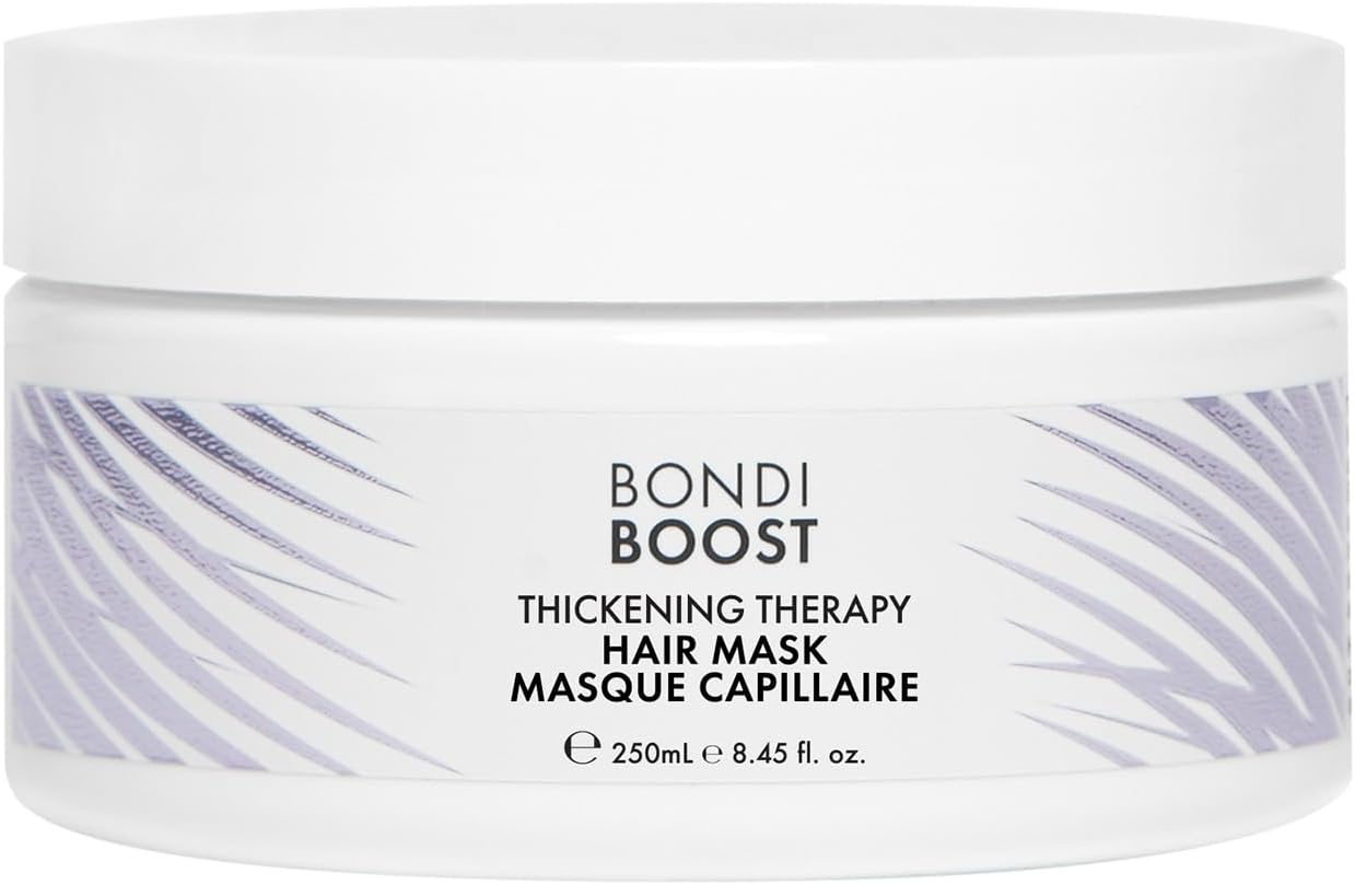Bondiboost Thickening Therapy Volumising Hair Mask - Aloe-Based Deep Treatment With Hyaluronic Acid, Biotin & Vegan Collagen For Thicker, Healthier Hair - Vegan & Cruelty-Free, 200Ml