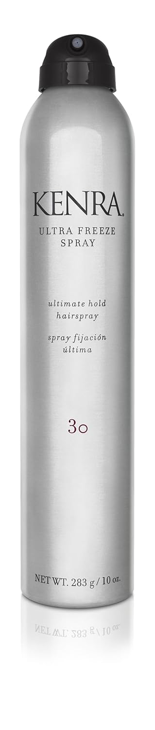 Kenra Ultra Freeze Spray 30 | Ultimate Hold Hairspray | Long-Lasting, Ultra-Firm Hold | Fast-Drying Formula | Provides Humidity Resistance | High Shine, Flake-Free Finish | All Hair Types