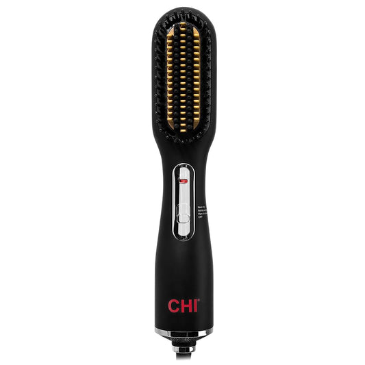 CHI 3-in-1 Hot Smoothing Dryer Brush, Creates A Smooth & Shiny Salon Blowout, Detangles Hair, Seals In Natural Moisture & Fights Frizz, Cruelty-Free