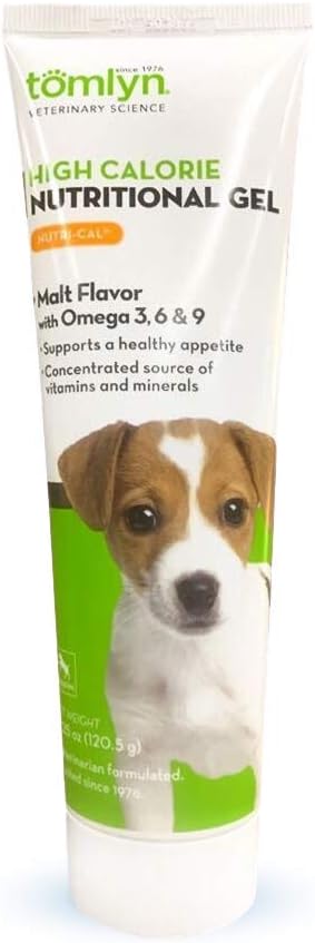 Tomlyn High Calorie Nutritional Gel for Puppies, (Nutri-Cal) 4.25 oz