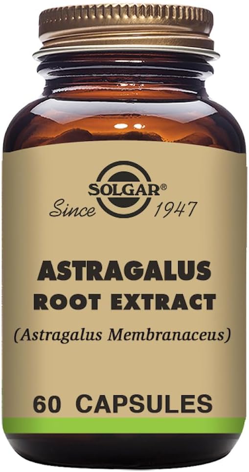 Solgar Standardized Full Potency Astragalus Root Extract Vegetable Capsules, 60 Count