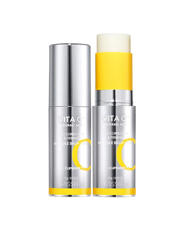MISSHA Vita C Plus Ampoule Balm Facial Serum Stick - Instant Wrinkle Care and Nourishing Ampoule Balm