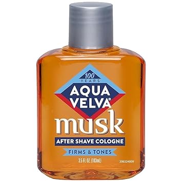Aqua Velva Musk After Shave Cologne 3.5 Oz By Aqua Velva