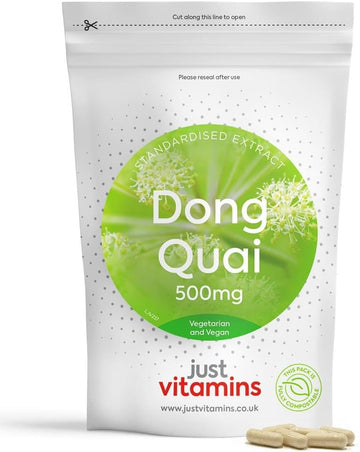 Just Vitamins Dong Quai (Angelica) 500mg 90 Capsules