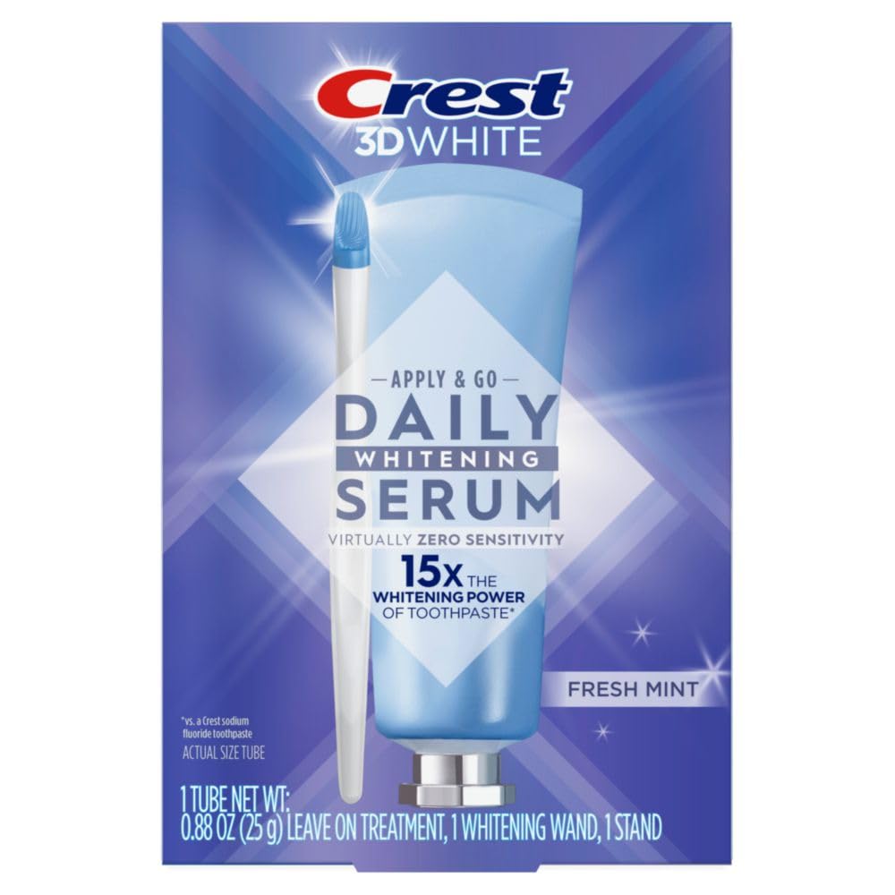Crest Whitening Emulsions Leave-On Teeth Whitening Gel Pen Kit, 0.88 Oz (25 G)