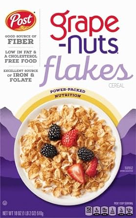 Grape-Nuts Flakes Cereal, 18 oz