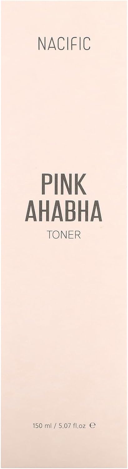 Nacific Pink Aha Bha Toner Watermelon Extract, Glow, Moisturizing, Hyaluronic Acid 150Ml, 5.07Fl.Oz