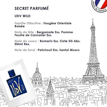 Ulric De Varens Wild Eau De Toilette For Men - Young, Energetic, And Confident- Bold And Fearless Notes Of Rosemary, Elemi, Patchouli, And Sandalwood-Make An Unforgettable Impression - 3.4 Fl Oz : Beauty & Personal Care