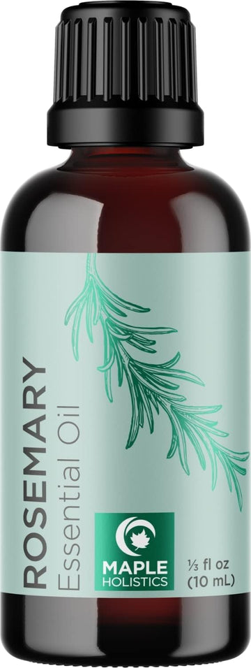 Pure Rosemary Essential Oil For Aromatherapy - Undiluted Rosemary Oil For Hair Nails And Skin - Cleansing Rosemary Essential Oil For Diffusers Plus Hair Oil For Enhanced Shine And Dry Scalp Treatment