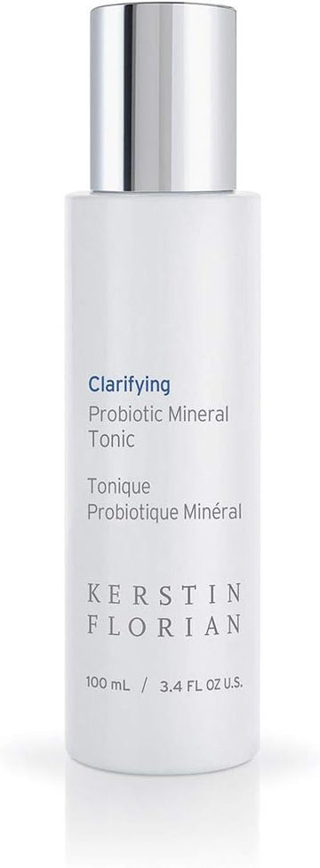 Kerstin Florian Clarifying Probiotic Mineral Tonic | Detoxifying Toner For Face & Body | Natural Skincare To Clarify And Regulate Oily Skin & Clear Pores | Gentle Formula For Women & Men (3.4 Fl Oz)