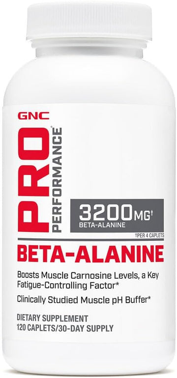 Gnc Pro Performance Beta-Alanine, 120 Tablets, Supports Muscle Function