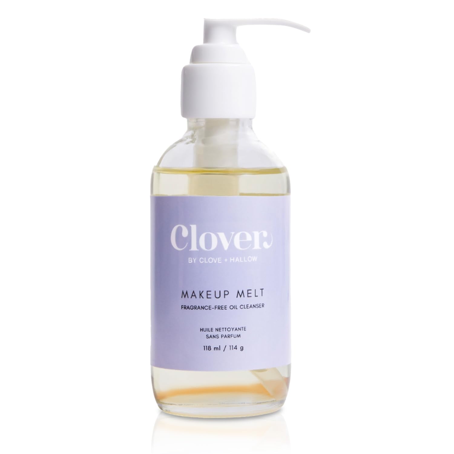 Clover Makeup Melt Milky Cleansing Oil | Gentle Makeup Removal, Skin-Friendly Formula And Residue-Free Rinse | Cruelty-Free & Vegan Face Oil - 118 Ml
