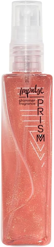 Impulse Prism Body Shimmer Spray | Ylang Ylang And Apple Fragrance Body Mist Infused With Coconut Water | Nourished And Glowy Skin | Festival Glitter Essentials | 100 Ml