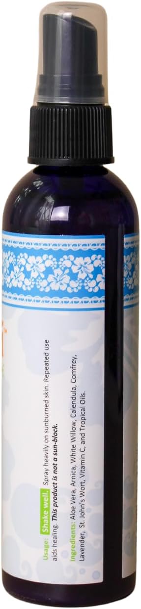 Nature'S Rite Maui Aui Spray, Aloe Vera For Sun Burn Relief, 4Oz All Natural