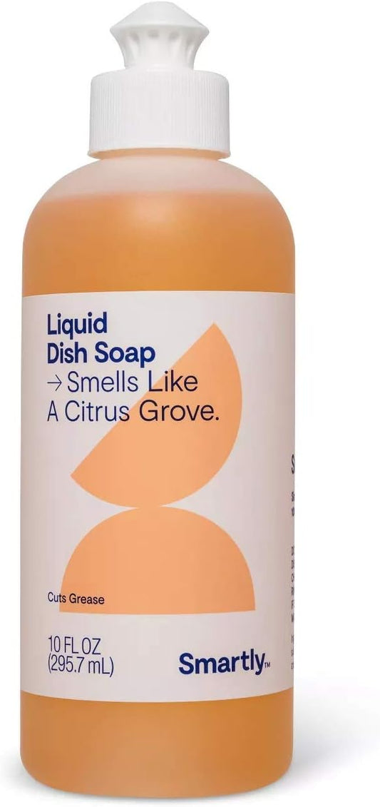 Smartly Liquid Dish Soap *Smells Like A Citrus Grove* (1-10 FL OZ Bottle) : Health & Household