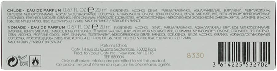 Chloe For Women Eau De Parfum, 20Ml + Nomade For Women Eau De Parum, 20Ml Set