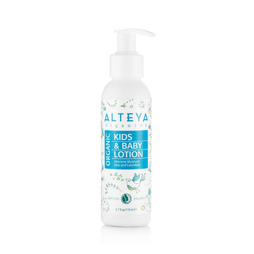 Alteya Organics Kids and Baby Lotion - USDA Certified Organic - 3.7 Fl Oz/110mL