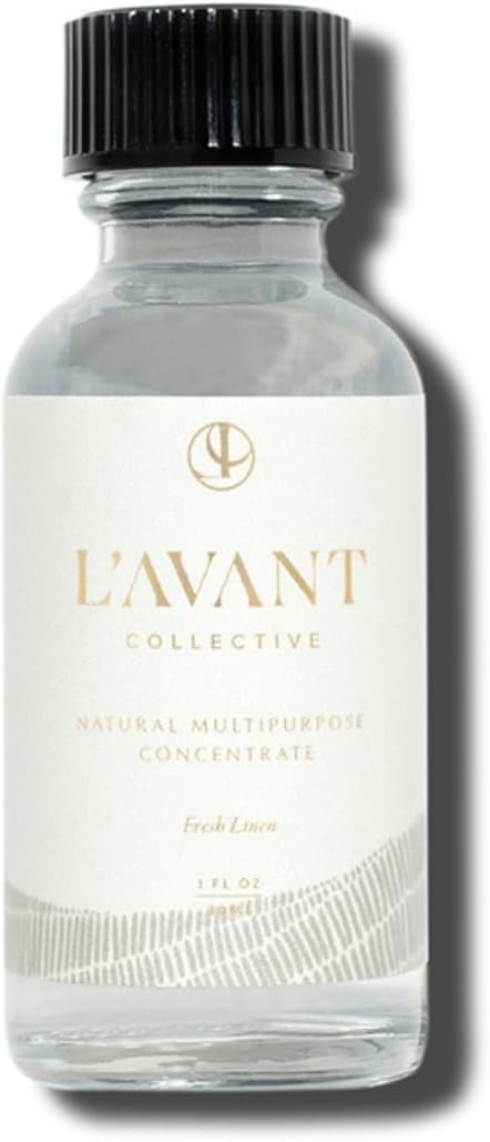 L’Avant Collective All Purpose Cleaner Spray Refill – Natural Cleaning Spray For Kitchens, Counters, And Bathrooms – Vegan, Organic, Plant-Based Multipurpose Surface Cleaner With Fresh Linen Scent