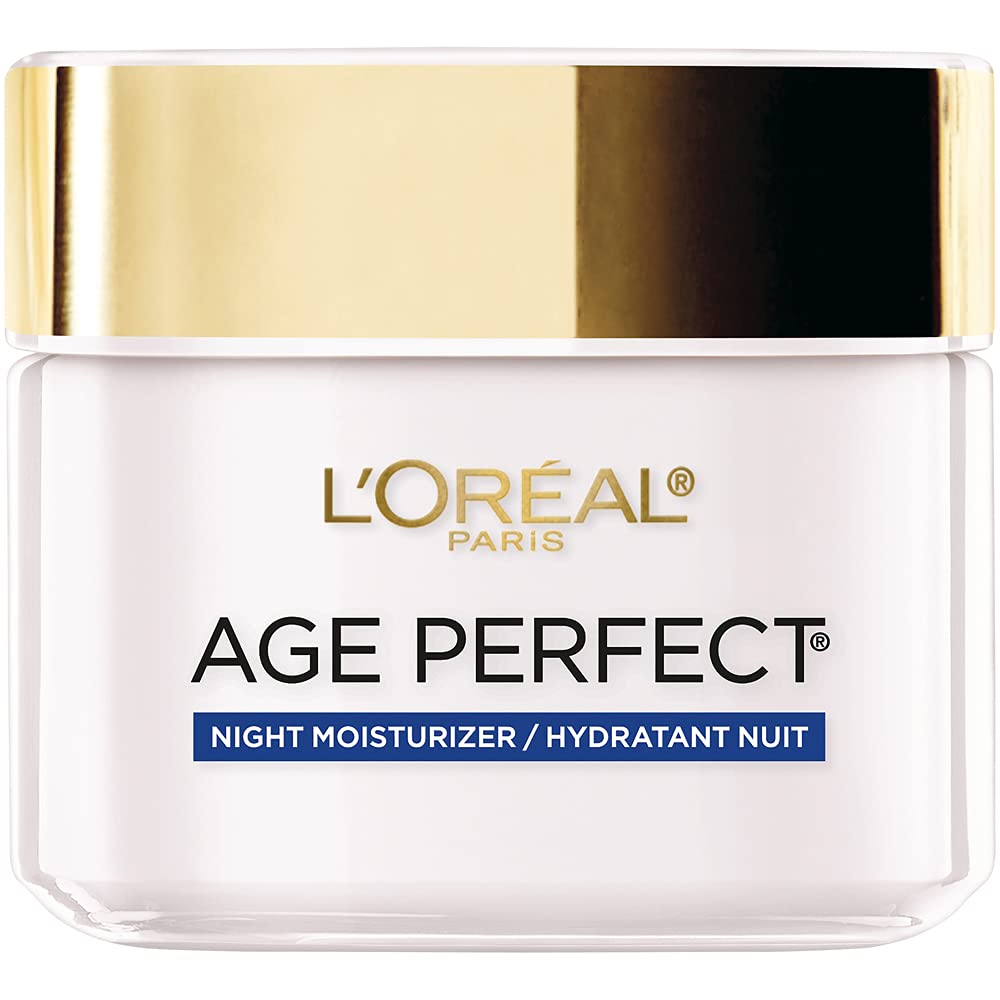 L'Oreal Paris Age Perfect Collagen Expert Anti-Aging, Anti-Wrinkle Night Moisturizer 2.5 Oz