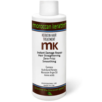 Brazilian Keratin Hair Treatment Straightening Product 4Oz Keratin | Blowout, Professional Grade, Natural, Organic Looking Results, At Home, Or Salon