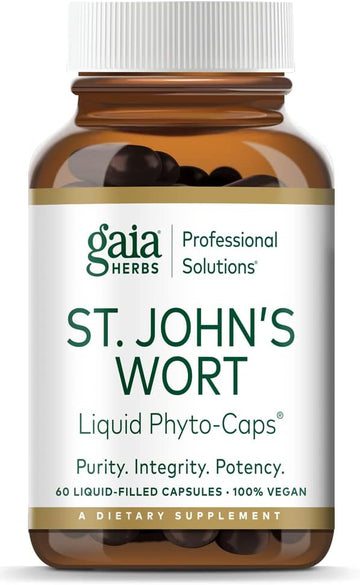 St. John's Wort, 60 Liquid-Filled Capsules, Gaia Herbs Professional Solutions