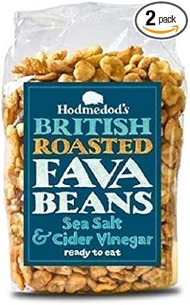 Hodmedod'S Roasted Fava Beans - Sea Salt & Cider Vinegar 300G (Pack Of 2)