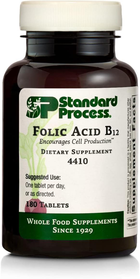 Standard Process - Folic Acid B12-180 Tablets