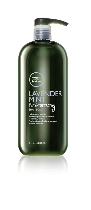 Tea Tree Lavender Mint Moisturizing Shampoo, Hydrates + Soothes, For Coarse + Dry Hair