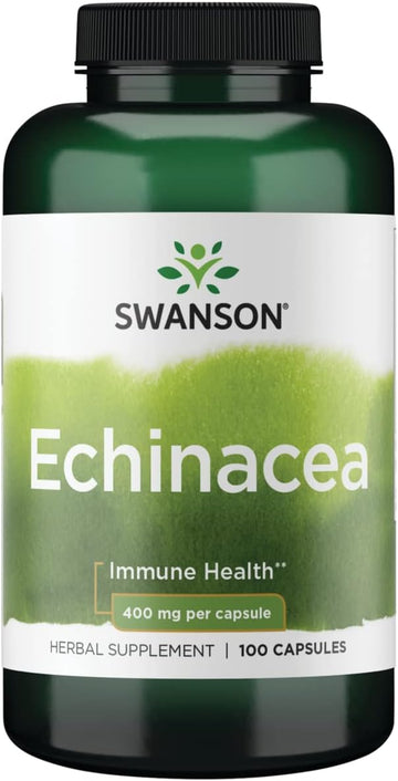 Swanson Echinacea 400 Milligrams 100 Capsules