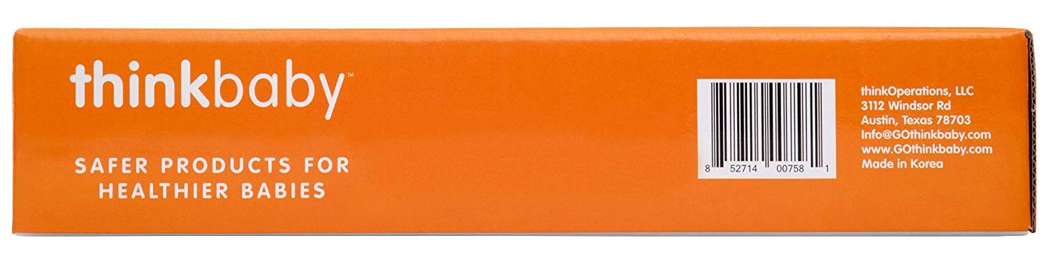 Thinkbaby ThinkSaucer Suction Plate, Orange : Baby