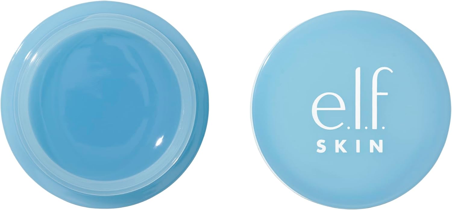E.L.F. Skin Holy Hydration! Lip Mask, Hydrating Leave-On Mask For Soft & Smooth Lips, Enriched With Hyaluronic Acid, Powder Blue