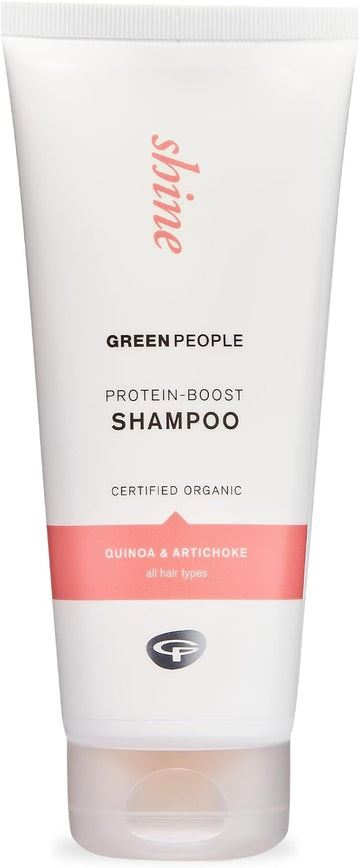 Green People Protein-Boost Shampoo & Shower Wash - For Shine & Volume - Silicone & Sls Free - Natural, Organic & Vegan, 200Ml