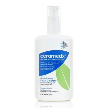 Ceramedx – Gentle Foaming Facial Cleanser | Natural Ceramide Cleanser For Dry, Sensitive Skin | Cruelty Free, Vegan & Fragrance Free | 8 Fl Oz