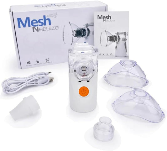 Nebuliser Machine For Adults Rechargeable Nebuliser Mask Portable Design, Handheld Mesh Nebuliser For Adults & Kids Easy To Use & Clean, Suit For Home & Travel (Assorted Colour)